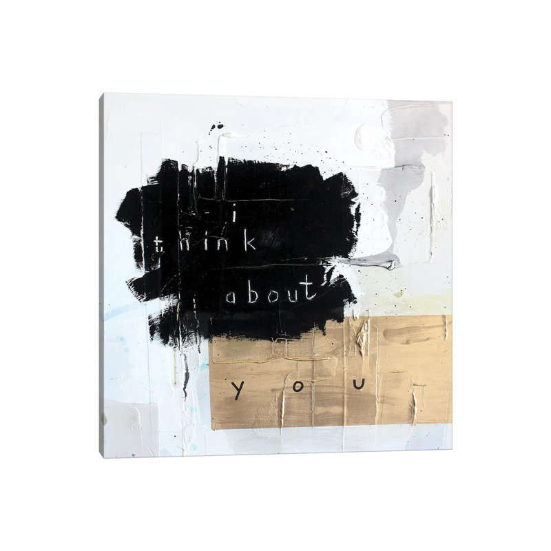 I Think About You - Wrapped Canvas Print, 30.48 cm H x 30.48 cm W
