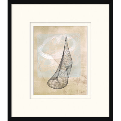 Monoprint 17 - Peinture encadrée sur papier