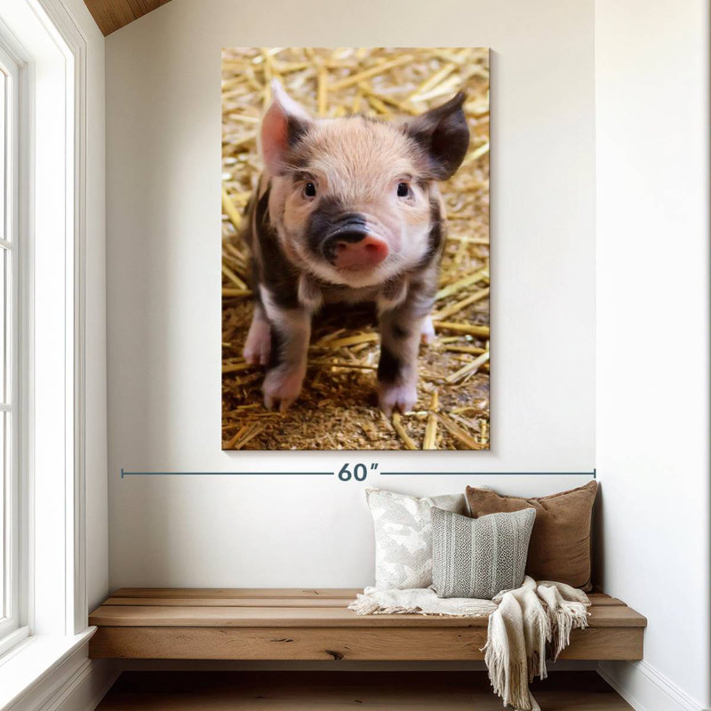 Brampt Farm Piglet, 51" H x 34" W