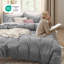 Ensemble de housse de couette en microfibre Litsure - Ensemble de literie très doux en coton prélavé (ensemble de 3)-1546097820-1546097822