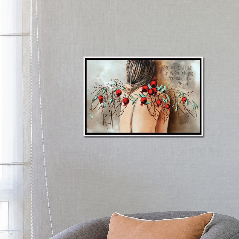 «Forever I Will Lift» par Rut Art Creations - impression sur toile tendue, H 26 po x l 18 po x 1,5 po, Toile blanche encadrée