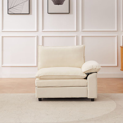 Chenille Upholstered  Sofa Armrest: Ergonomic Design, Stylish & Easy To Install