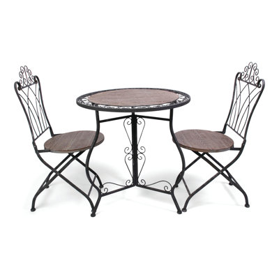 Chevy 2 - Person Patio Dining Set with Round Table