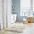 Woven Texture Stripe Bath Rug Natural 22X58"-1619075784