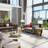 Desdee Glass Top Single Coffee Table