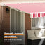 Vidaxl Retractable Awning Polyester And Aluminium Garden Home-126440611-126440614-126440617
