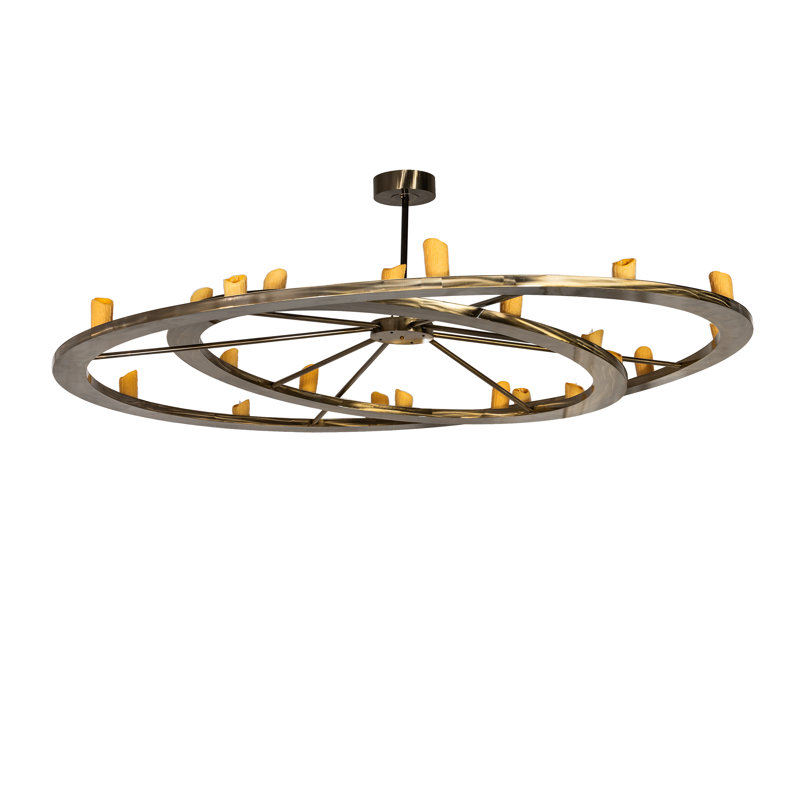 108" Wide Donner 24 Light Chandelier