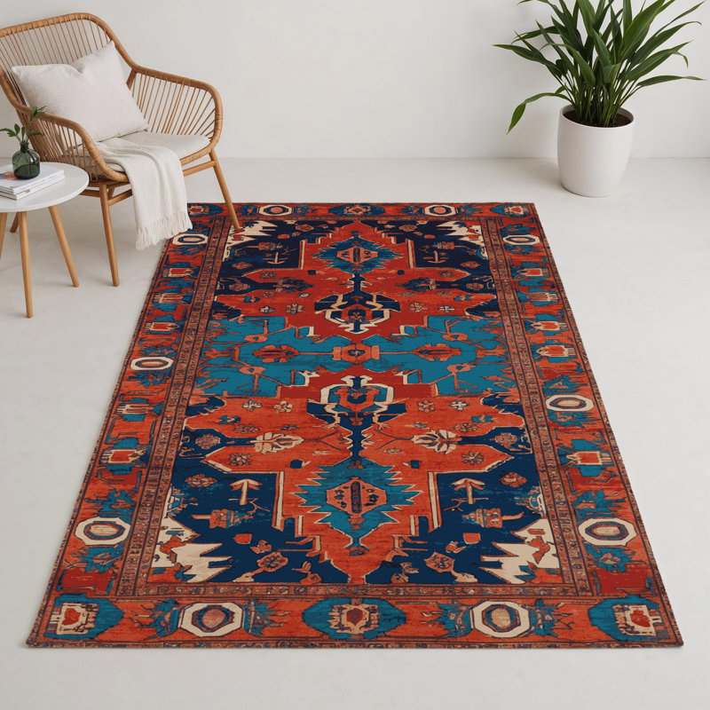 Tapis d'intérieur et d'extérieur mauve Tabriz, Rectangle 9 pi x 12 pi