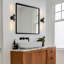 Applique murale moderne en verre double avec texture moletée, éclairage de meuble-lavabo 2 lumières pour le salon, la chambre, le couloir, la cuisine, les ampoules et les accessoires d'installation