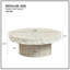 Tables basses 31,69 pouces Faux MARS