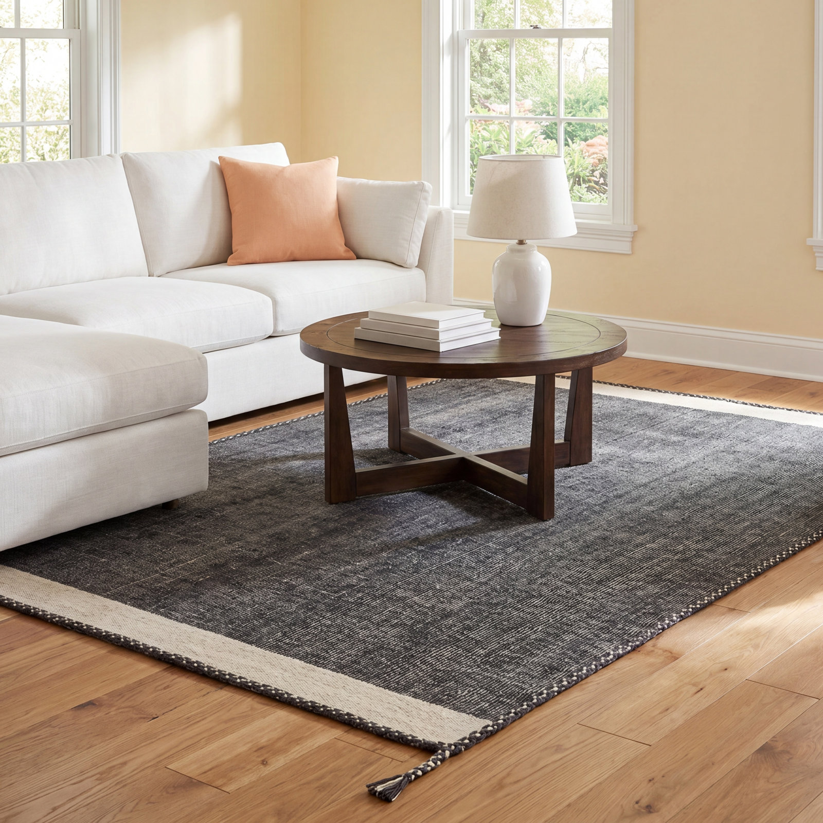 Nita Hand-Woven Rug, Rectangle 5' x 7'6"