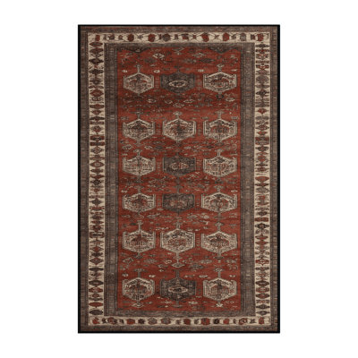Machine Washable Turkish Brown Area Rug