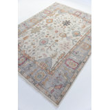 Frances Hand Knotted Wool Vintage Look Area Rug