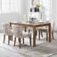 Chaise d'appoint en bois rembourrée Farmhouse Chairs-2102704878