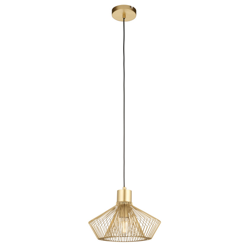 Jeff 1 - Light Gold Unique/Statement Pendant