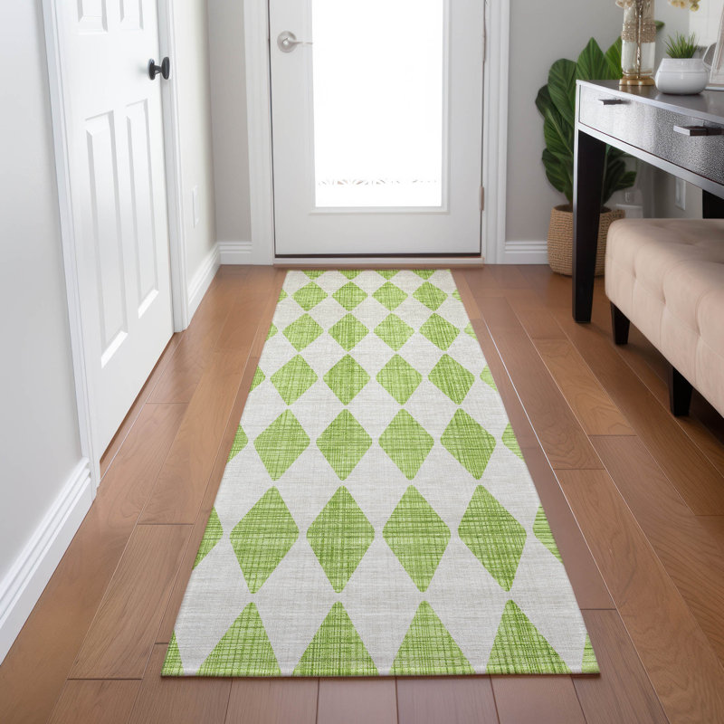 Tapis intérieur / extérieur Fayme, Tapis de couloir 2 pi 3 po x 7 pi 6 po