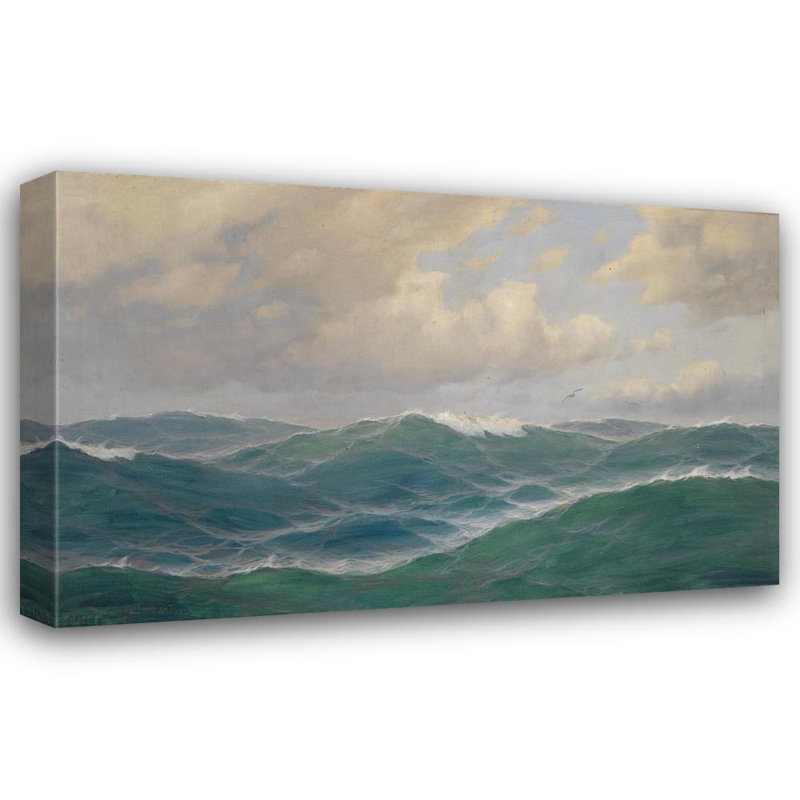 «On the High Seas» par Max Jensen - Art mural sur toile tendue avec châssis, H 24 po x l 17 po