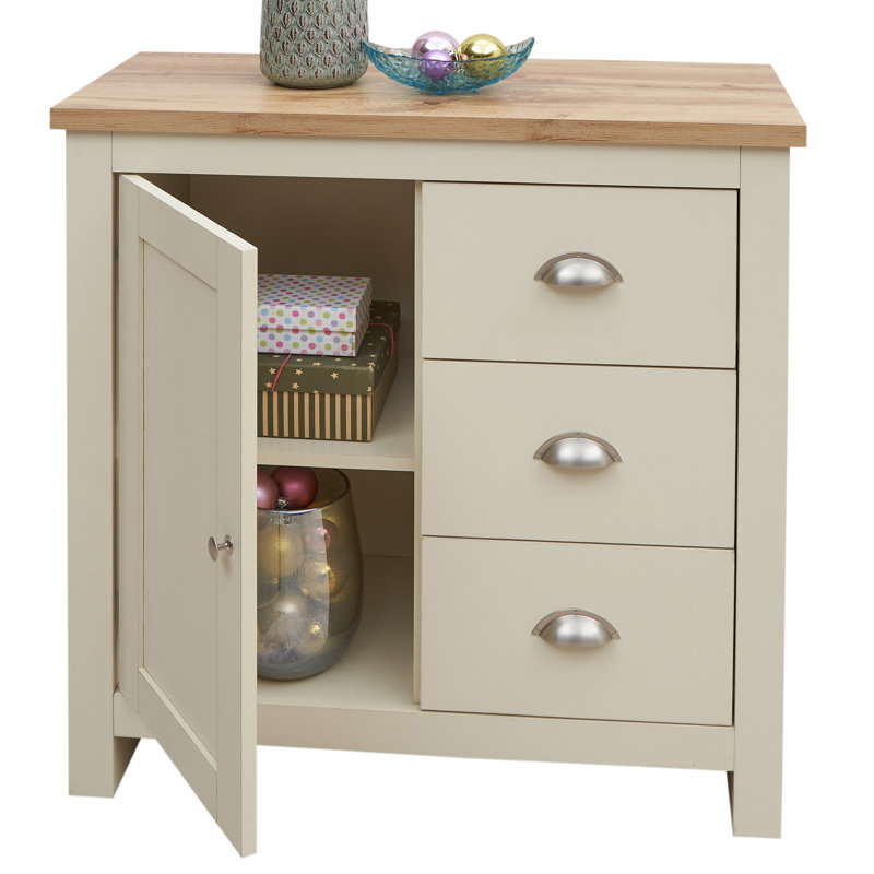 Aquitaine 79cm W 3 - Drawer Chest of Drawers