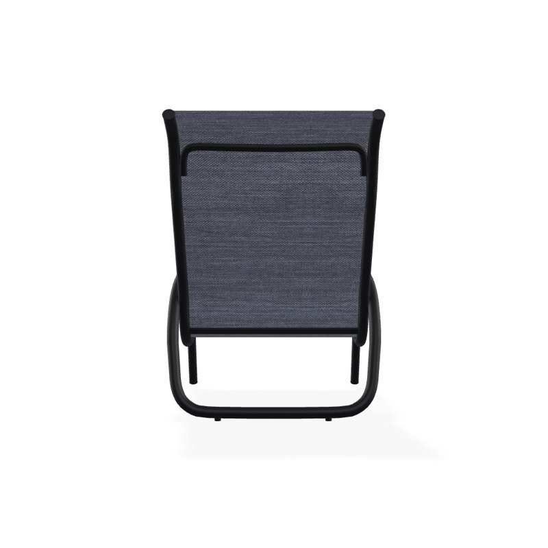 Beach Chair, Textured Black, Augustine Denim