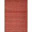 Striped Area Rug in Red