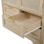 Modern Wardrobe with Curved Doors, Hanging Rail and Drawers for Bedrooms and Entryways