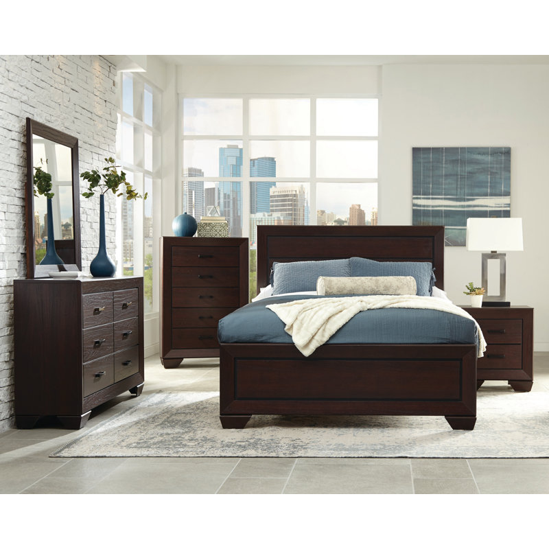 Commode 5 tiroirs Brookes, Cacao foncé