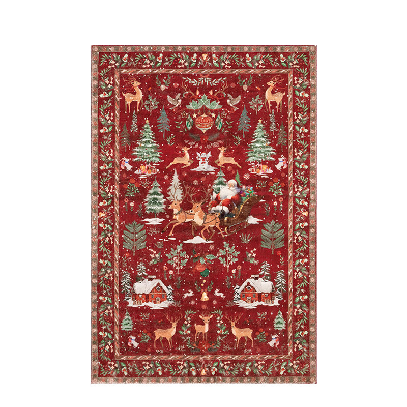 Tapis de Noël Christmas, Tapis de couloir 2 pi x 10 pi