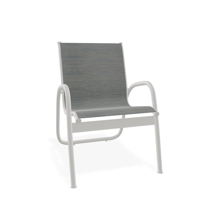 Fauteuil de patio Gardenella, Neige texturée, Réflexion