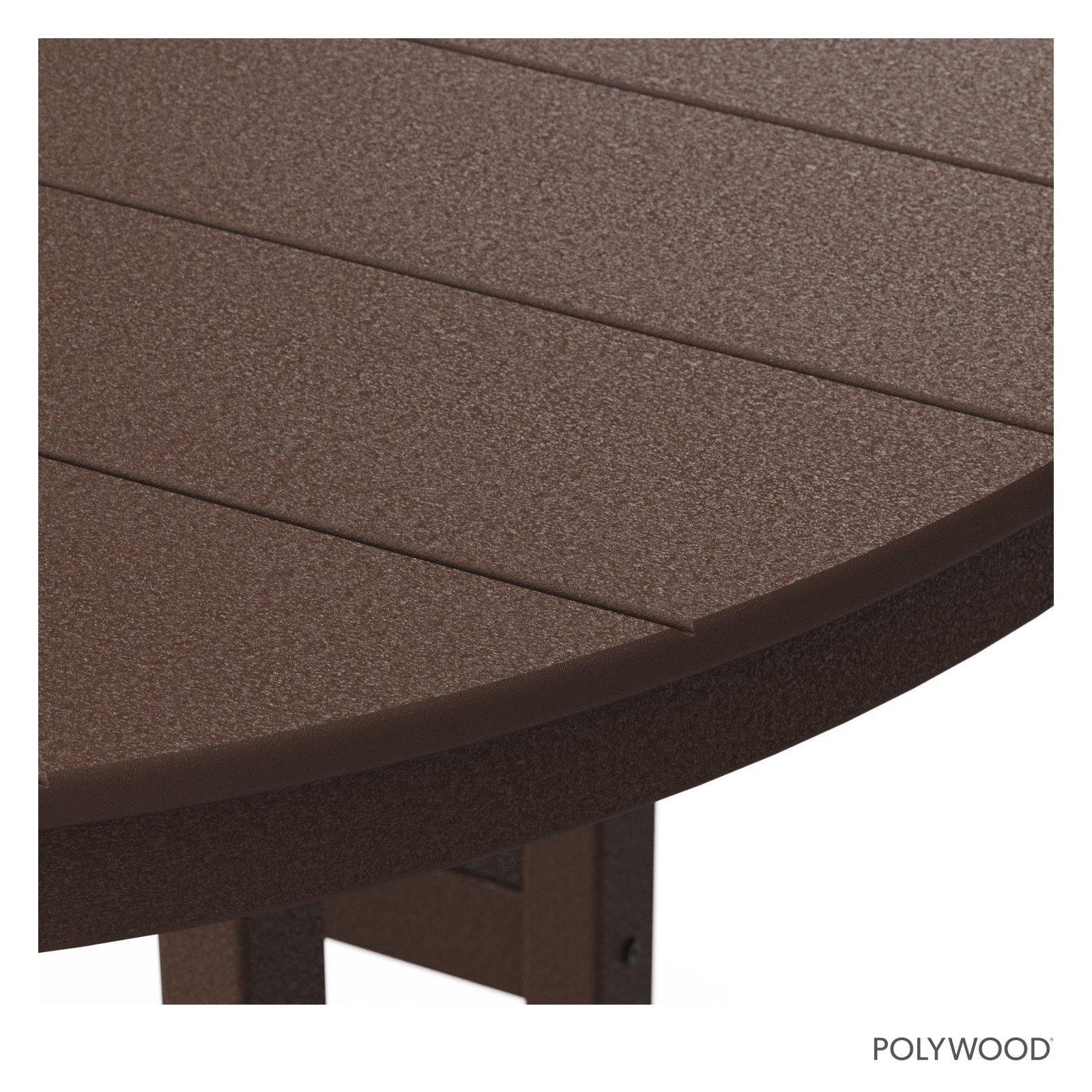 POLYWOOD® Tables Patio Bar Table, Mahogany, 48"