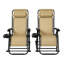 Chaises inclinables pliantes, chaises berçantes d'extérieur, chaise debout avec repose-pieds (chaise inclinable 2 pièces)