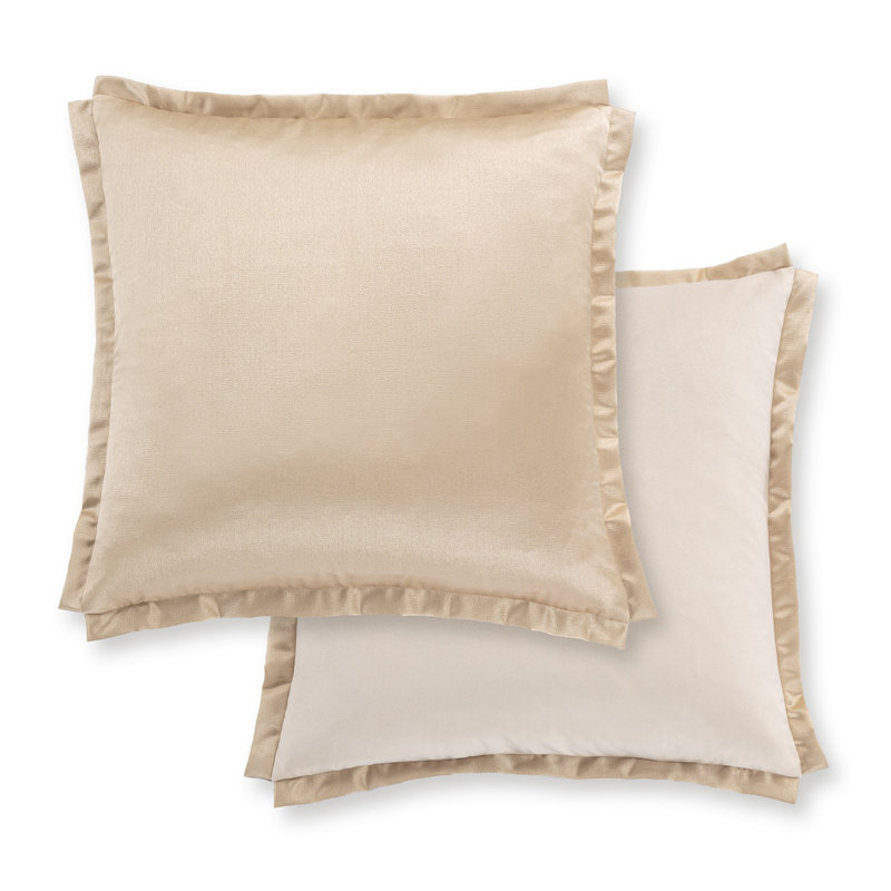 Infinity Duvet Set - Gold, King Duvet + 5 Shams + 4 Throw Pillows