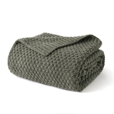 Chunky Chenille Weighted Throw Blanket