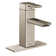 90 Degree Single Hole Bathroom Faucet with Drain Assembly
