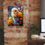 «Chick In The Garden» par Momart, art mural sur toile-1147341404
