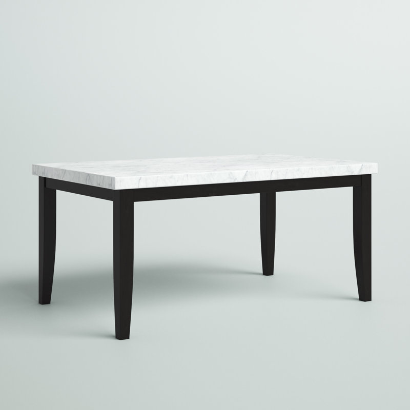 Navi Solid Wood Base Dining Table