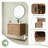 Wall-Mounted Floating Bathroom Vanity with Ceramic Top-994587945