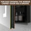 26'' H Frameless LED Medicine Cabinet with Mirror and 3 Adjustable Shelves-614776076