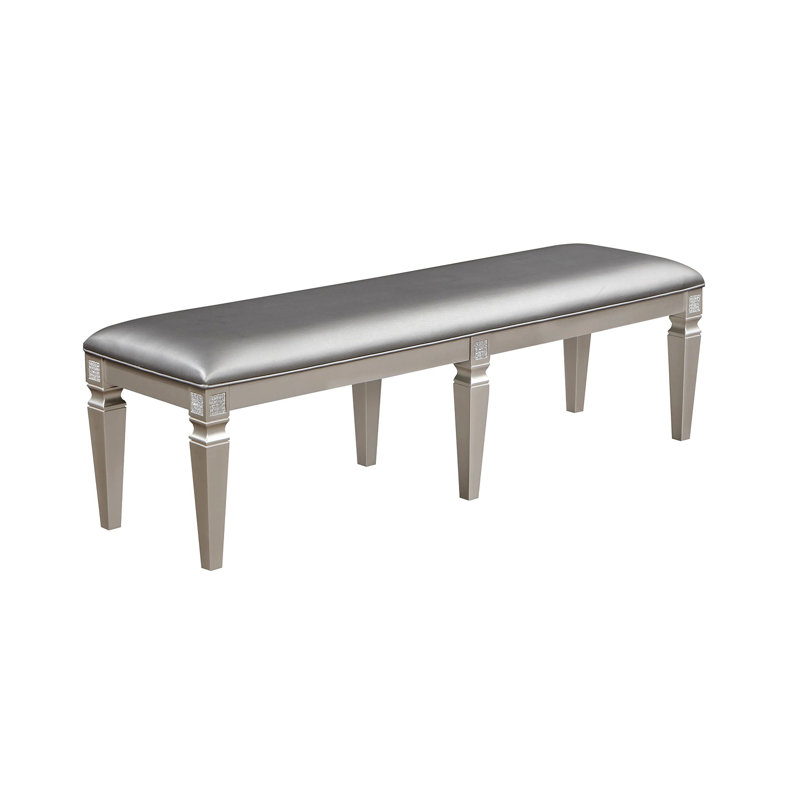 Banc rembourré en similicuir Bevington