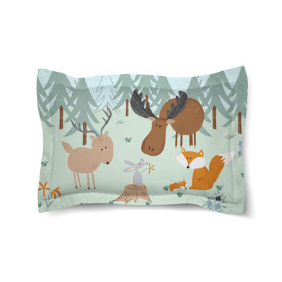 Taie décorative d'extérieur en microfibre Woods
