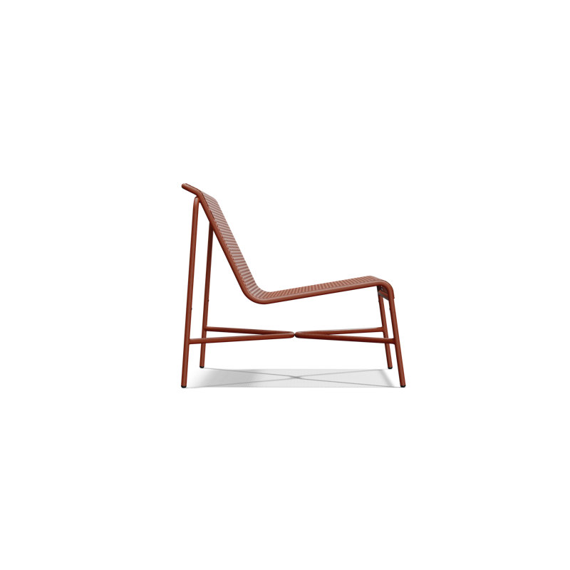 Perf Lounge Chair, Rust