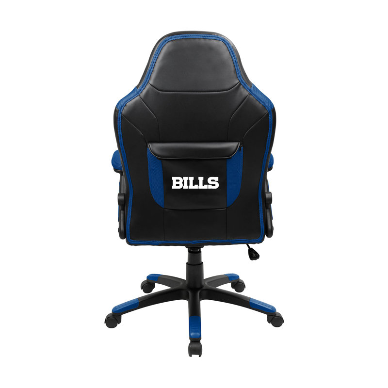 NFL Oversized Gaming Chair, Black/Blue and Buffalo Billsand