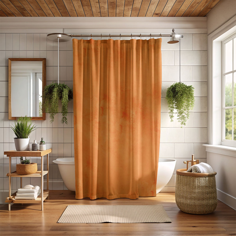 Rideau de douche 1 pièce Spooky Joy, H 74 po x l 71 po