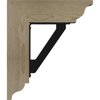Traditional 2" Thick Single Bracket Traditional Ironcrest