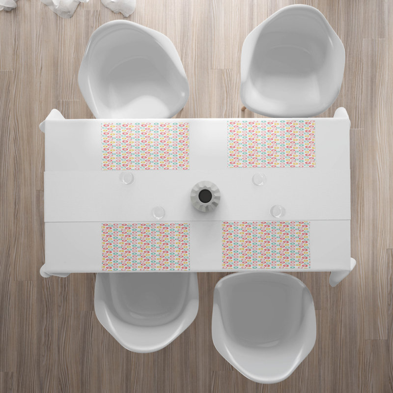 Polyester Geometric Rectangle Placemat