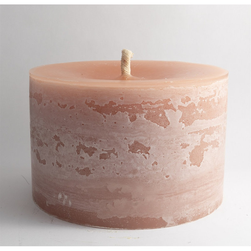 Unscented Pillar Candle, Brique