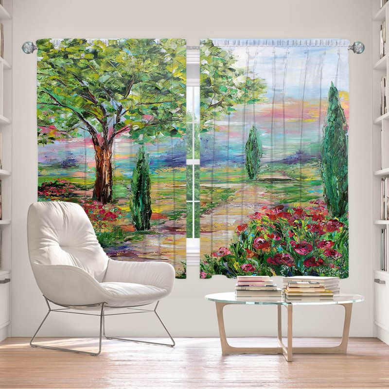 Ensemble de rideaux en polyester 2 pièces, L 56 po x L 78 po