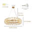 Lustre linéaire moderne à 12 lumières avec accents de cristal Gillina