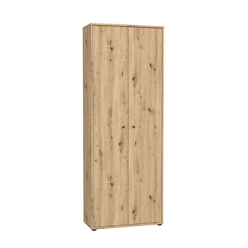 Amandla 2 Door Manufactured Wood Wardrobe, Artisan Oak