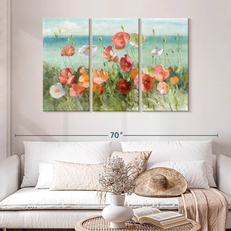 Harnek Coastal Poppies Light, H 32 po x l 50 po