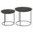 Matte Black 2-Piece Nesting Table